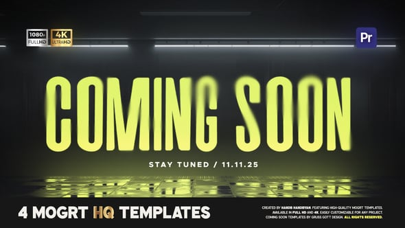 Coming Soon Titles | Announcements Templates（778827）-技能树